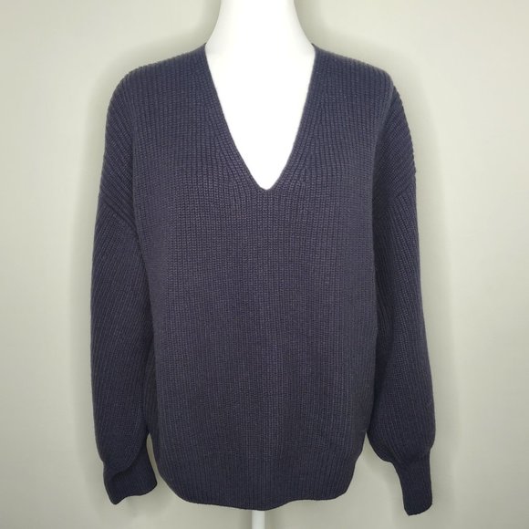 Madewell Sweaters - Madewell Thornton Balloon Sleeve V-Neck Sweater
